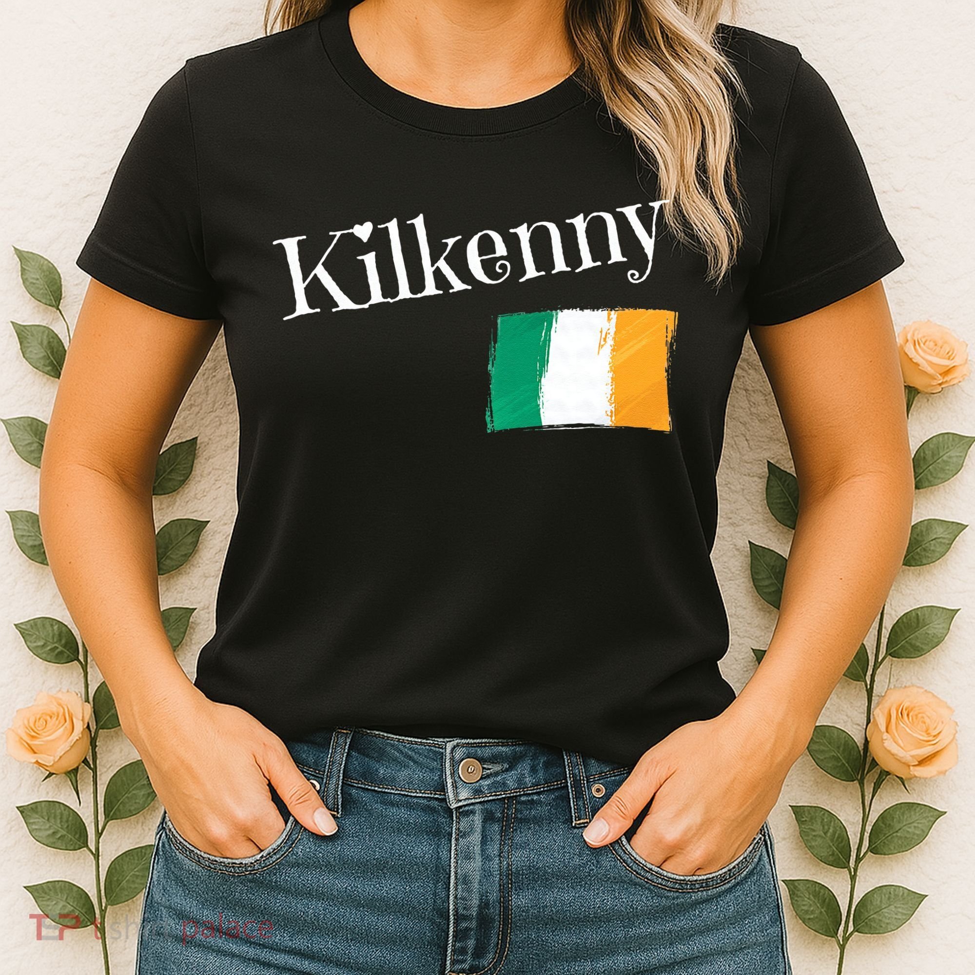 Kilkenny Ireland Flag Irish City Saint Patrick's Day Women's T-Shirt