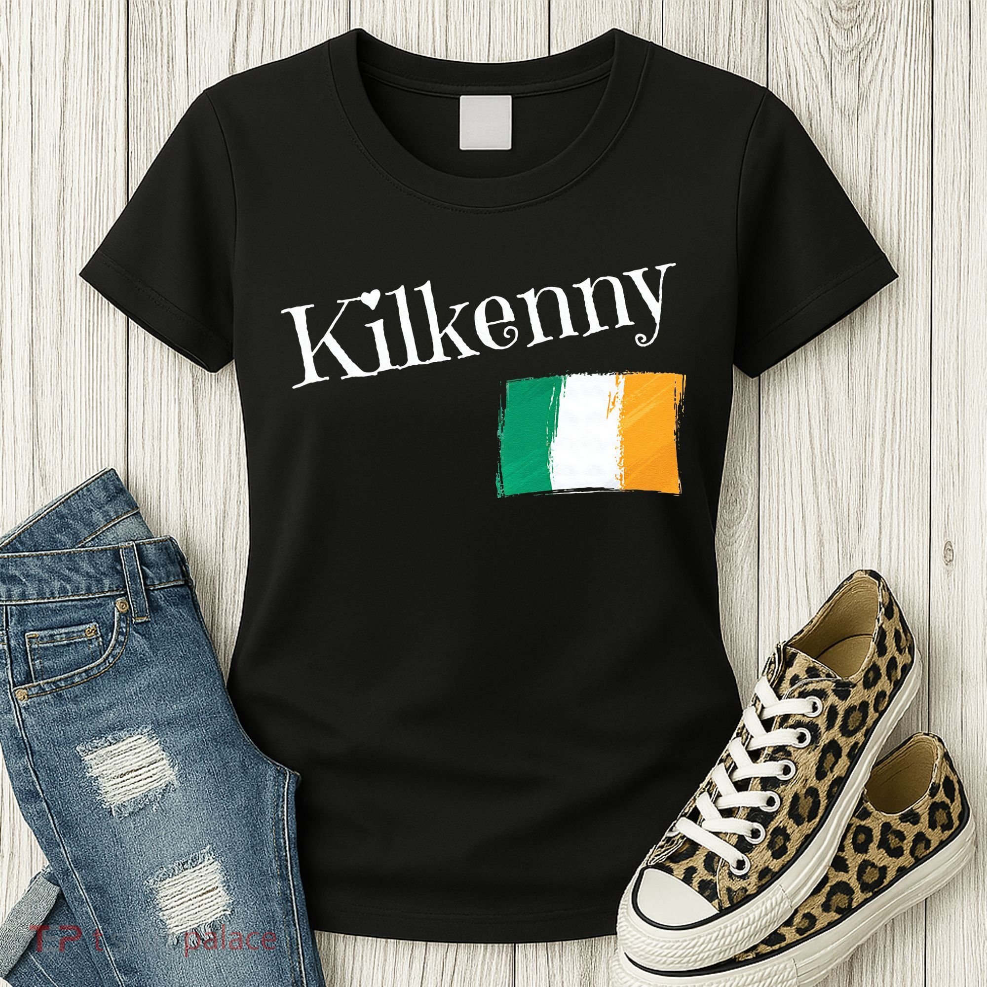Kilkenny Ireland Flag Irish City Saint Patrick's Day Women's T-Shirt