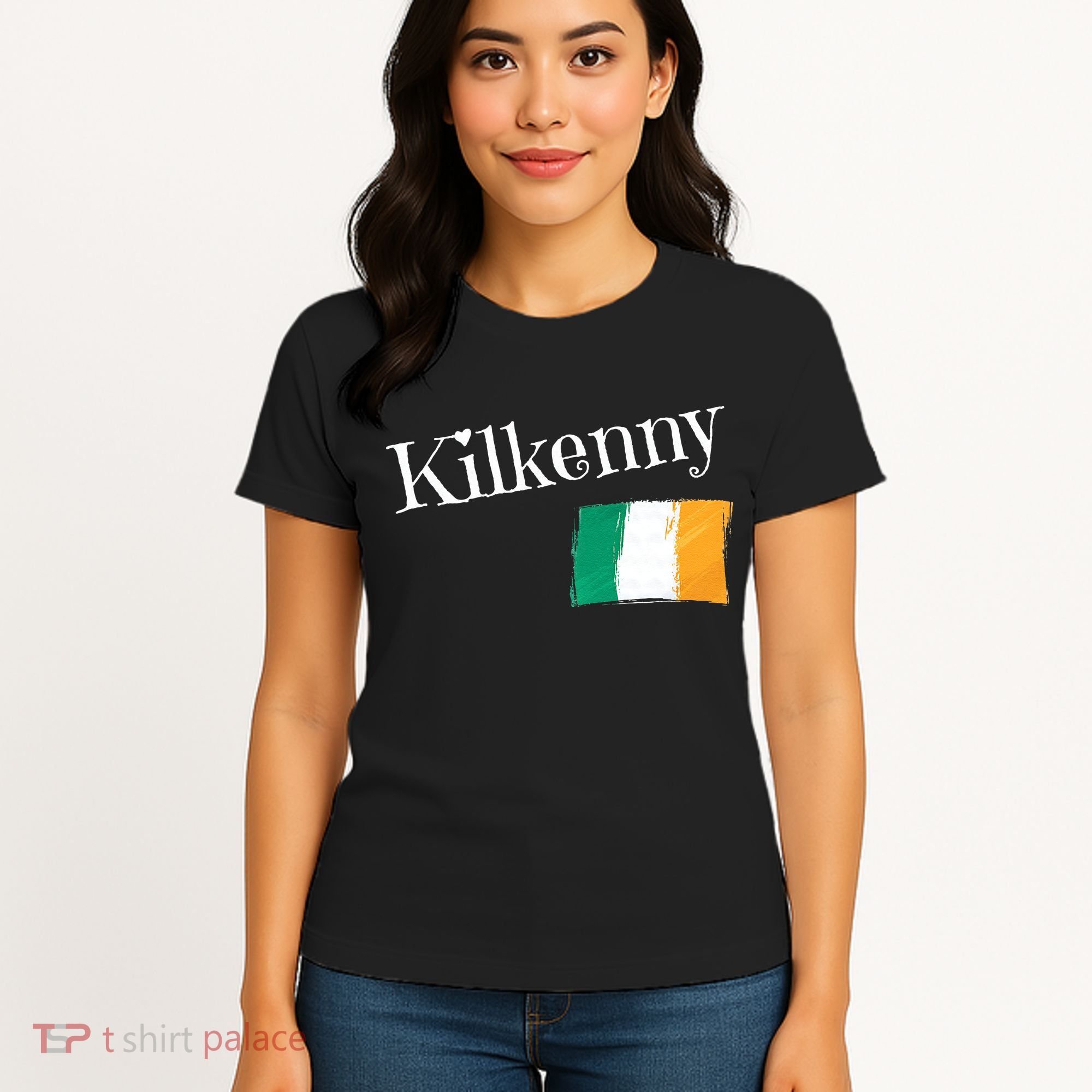 Kilkenny Ireland Flag Irish City Saint Patrick's Day Women's T-Shirt