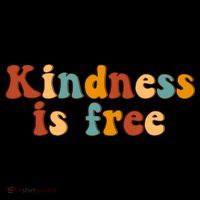 Kindness Is Free Be Kind Retro Coaster thumb 2