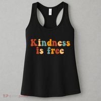 Kindness Is Free Be Kind Retro Women's Tank Top thumb 3