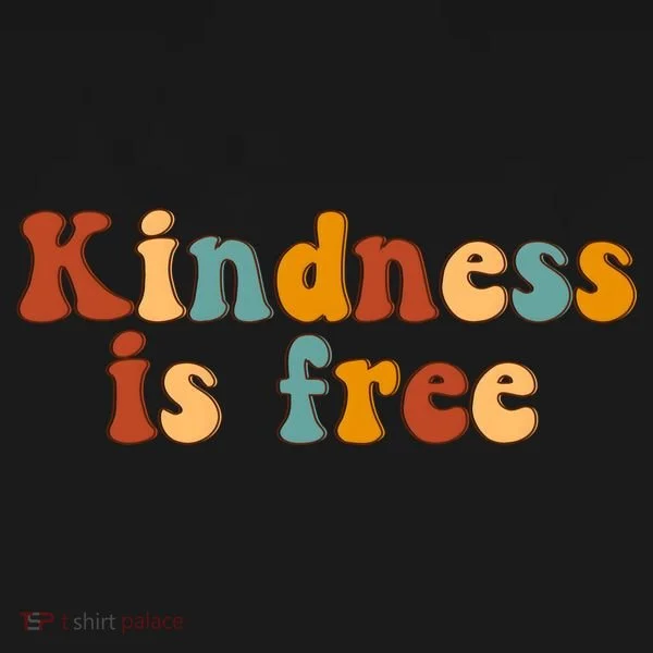 Kindness Is Free Be Kind Retro Toddler Hoodie