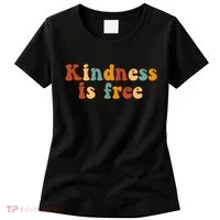 Kindness Is Free Be Kind Retro Women's T-Shirt thumb 0