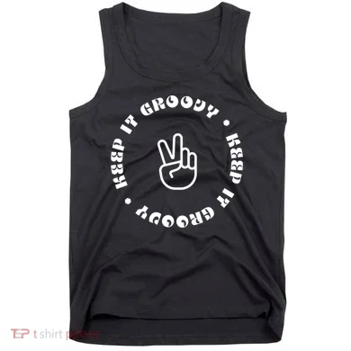 Keep It Groovy Peace Sign Tank Top
