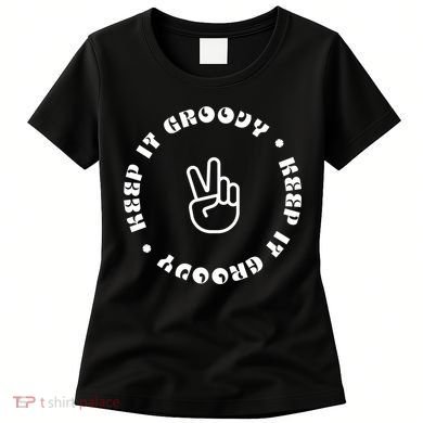 Keep It Groovy Peace Sign Women's T-Shirt
