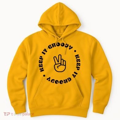 Keep It Groovy Peace Sign Hoodie
