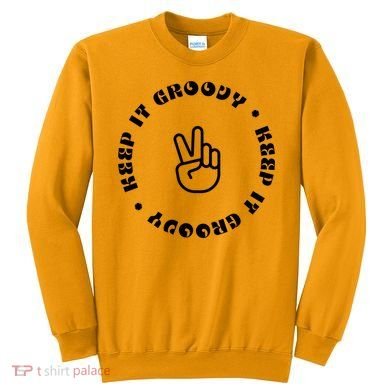 Keep It Groovy Peace Sign Sweatshirt