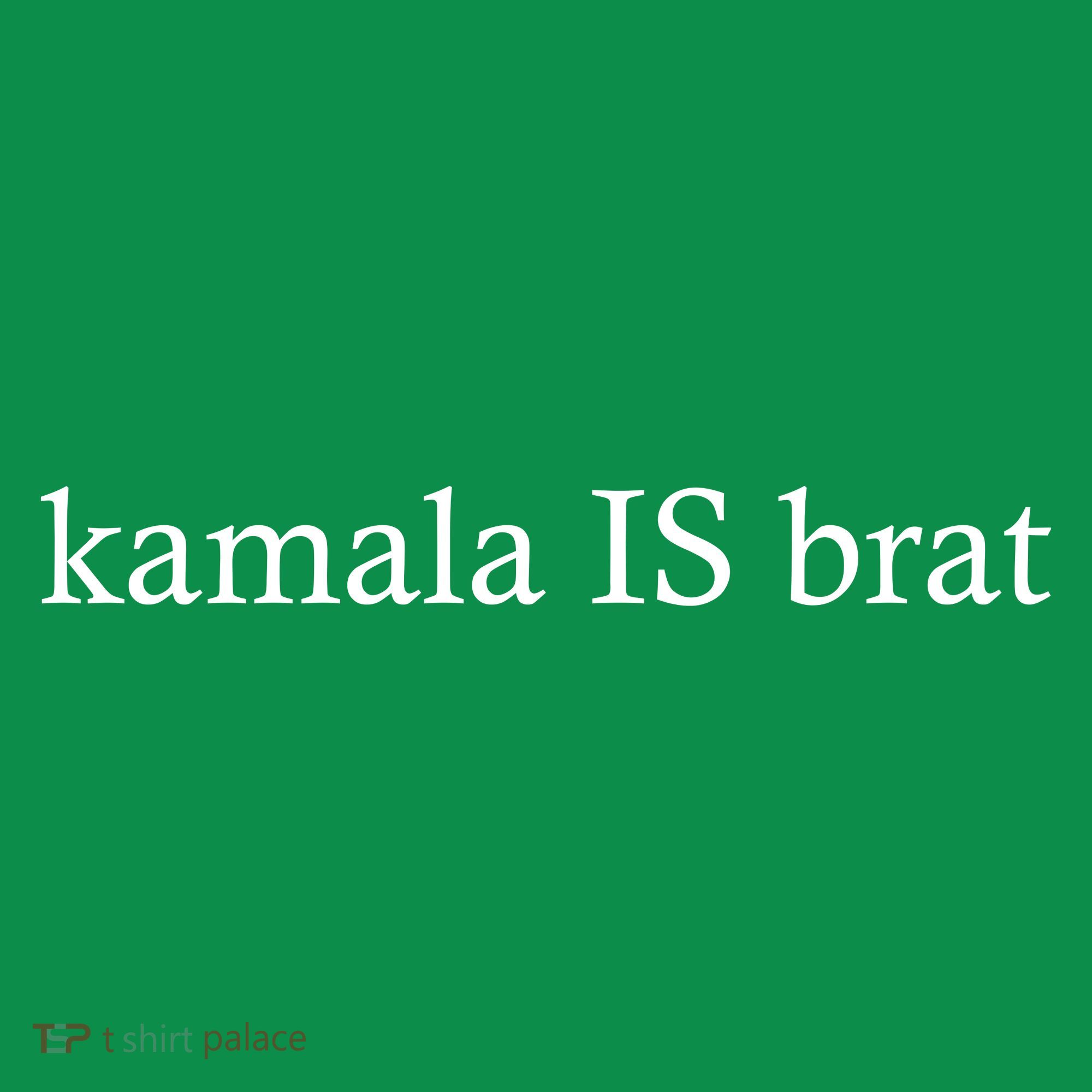 Kamala Is Green Brat Coaster