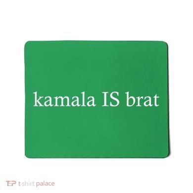 Kamala Is Green Brat Mousepad