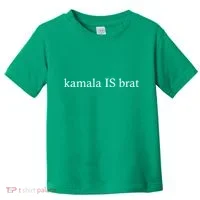 Kamala Is Green Brat Toddler T-Shirt thumb 0