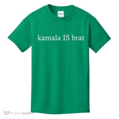 Kamala Is Green Brat Kids T-Shirt