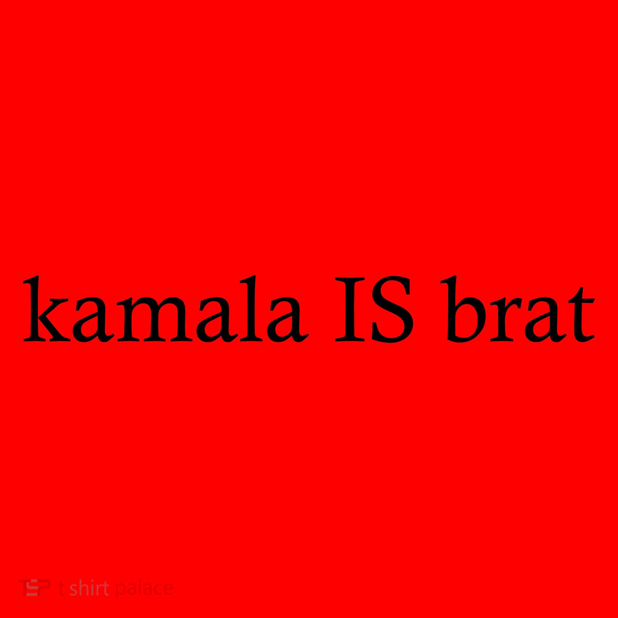 Kamala Is Green Brat Santa Hat