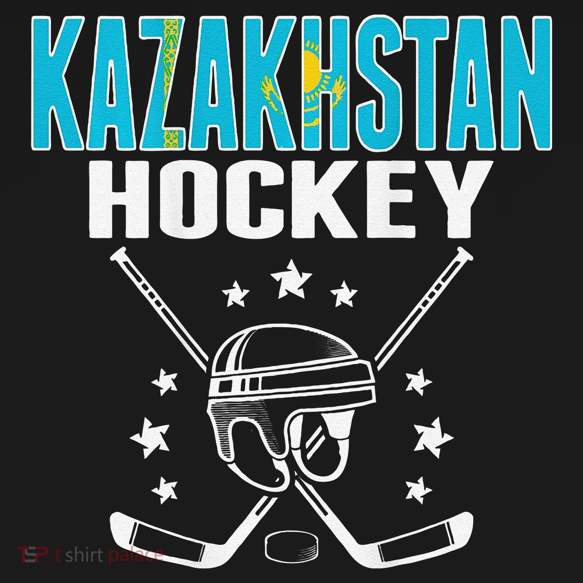 Kazakhstan Ice Hockey Fan Jersey Kazakhstani Flag Women's Hoodie