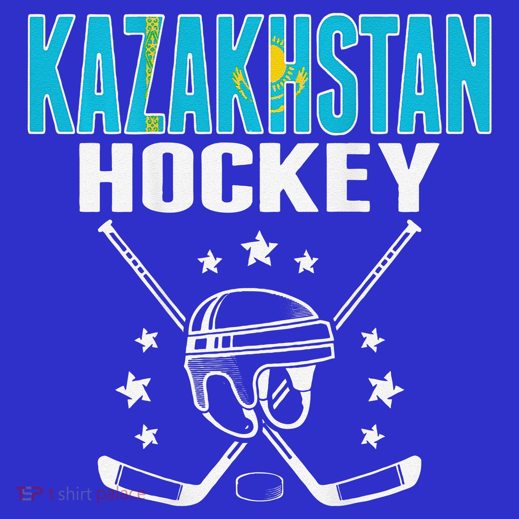 Kazakhstan Ice Hockey Fan Jersey Kazakhstani Flag Sweatshirt