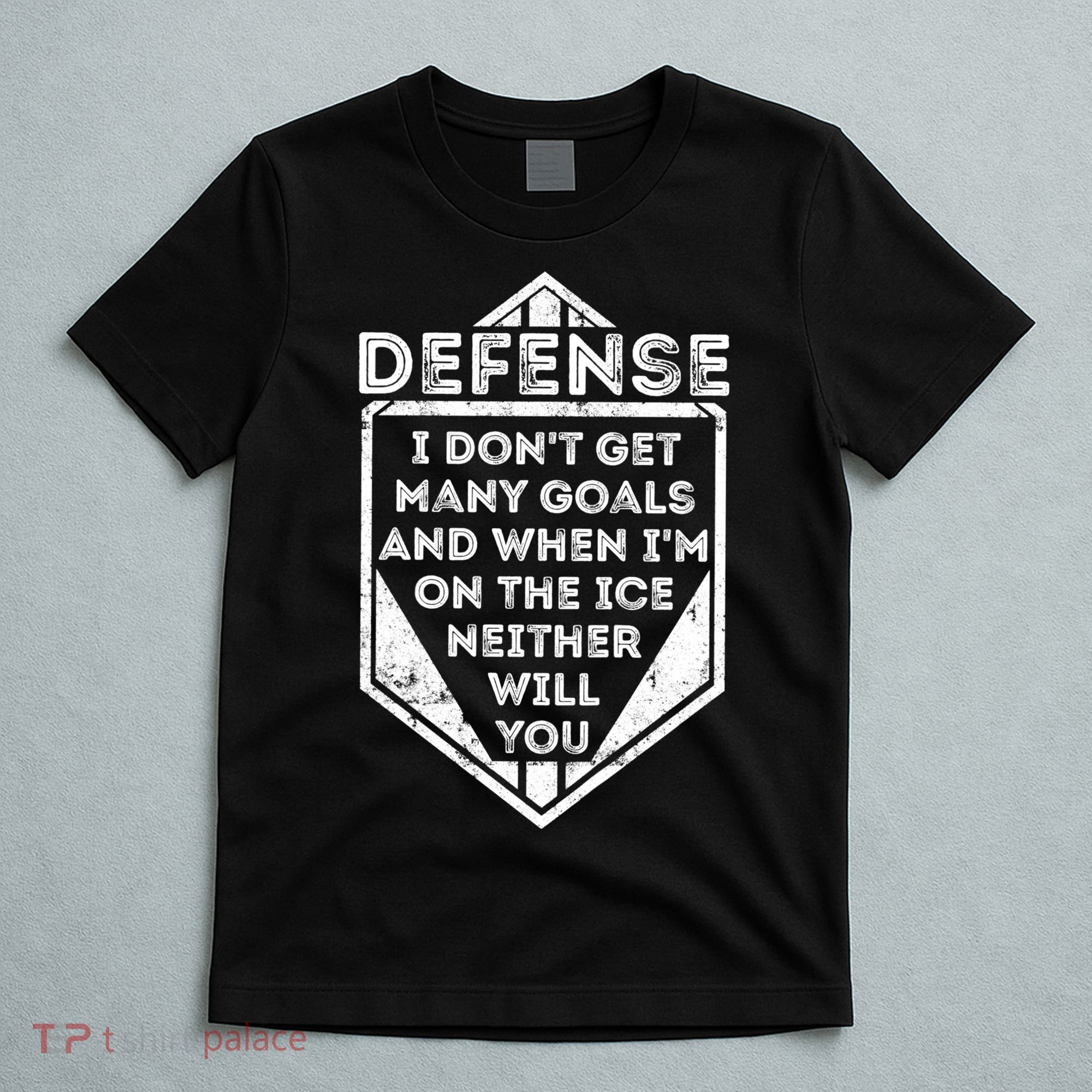 Kids Ice Hockey TShirt Funny Defenseman Player Tee Gift T-Shirt