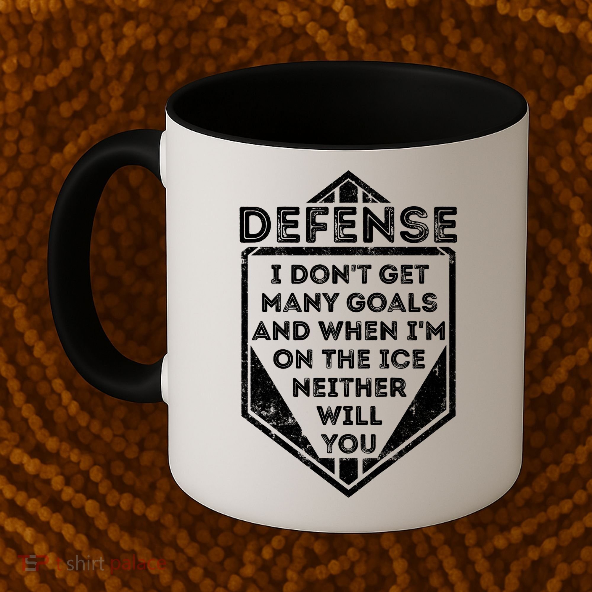 Kids Ice Hockey TShirt Funny Defenseman Player Tee Gift Coffee Mug