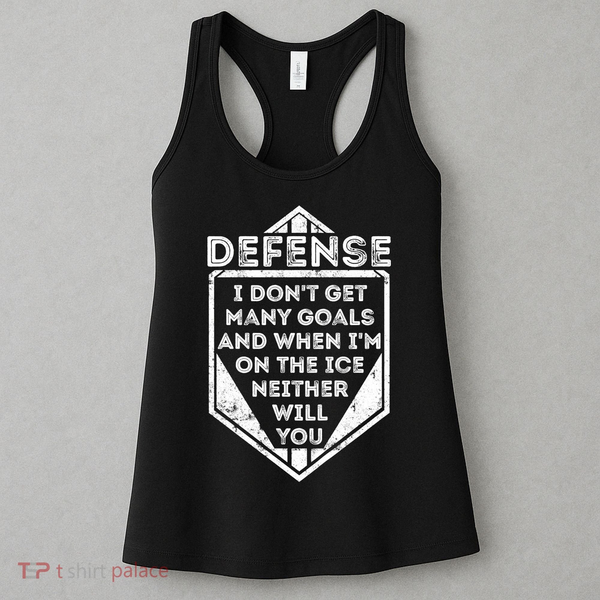 Kids Ice Hockey TShirt Funny Defenseman Player Tee Gift Women's Tank Top