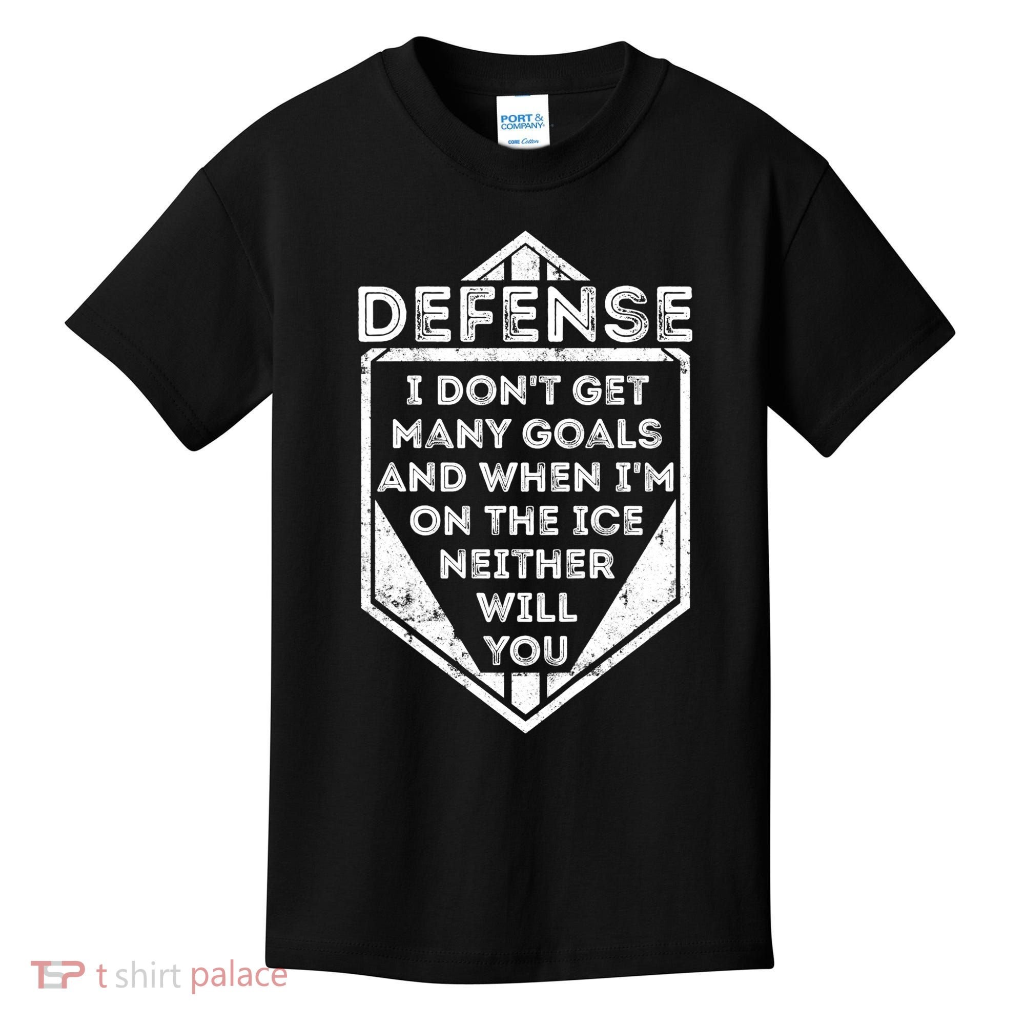 Kids Ice Hockey TShirt Funny Defenseman Player Tee Gift Kids T-Shirt