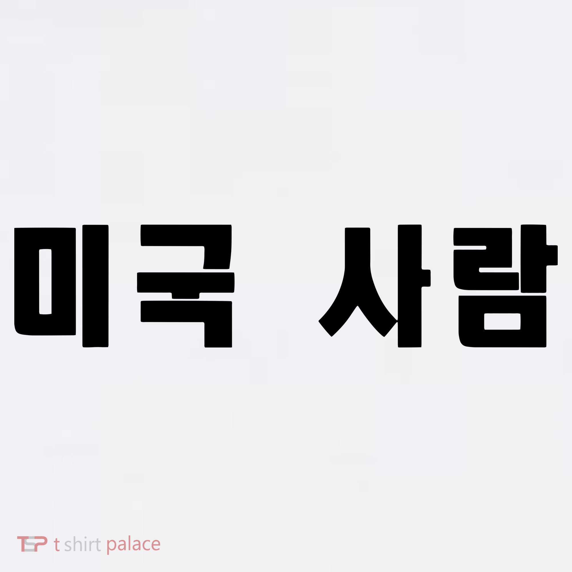 Korean In Hangul Writing That Says American Person Kids Hoodie