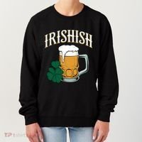 Kinda Irish Irishish Funny St Patrick’S Day Beer Ing Funny Gift Women's Sweatshirt thumb 0