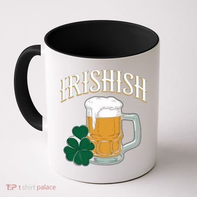 Kinda Irish Irishish Funny St Patrick’S Day Beer Ing Funny Gift Coffee Mug