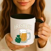 Kinda Irish Irishish Funny St Patrick’S Day Beer Ing Funny Gift Coffee Mug thumb 3