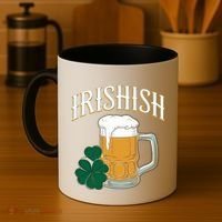 Kinda Irish Irishish Funny St Patrick’S Day Beer Ing Funny Gift Coffee Mug thumb 4