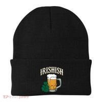 Kinda Irish Irishish Funny St Patrick’S Day Beer Ing Funny Gift Beanie thumb 0