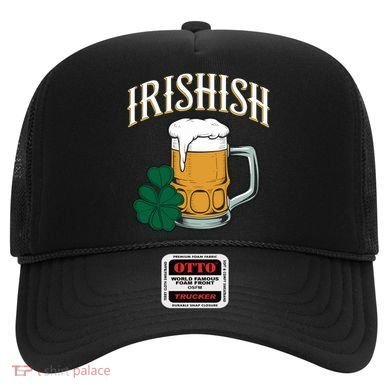 Kinda Irish Irishish Funny St Patrick’S Day Beer Ing Funny Gift Hat