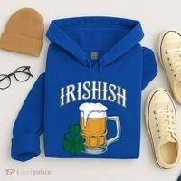 Kinda Irish Irishish Funny St Patrick’S Day Beer Ing Funny Gift Hoodie thumb 4