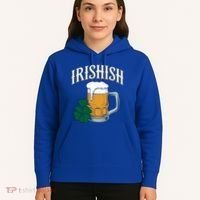 Kinda Irish Irishish Funny St Patrick’S Day Beer Ing Funny Gift Hoodie thumb 5