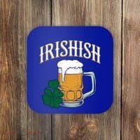 Kinda Irish Irishish Funny St Patrick’S Day Beer Ing Funny Gift Coaster thumb 0