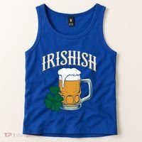 Kinda Irish Irishish Funny St Patrick’S Day Beer Ing Funny Gift Tank Top thumb 2