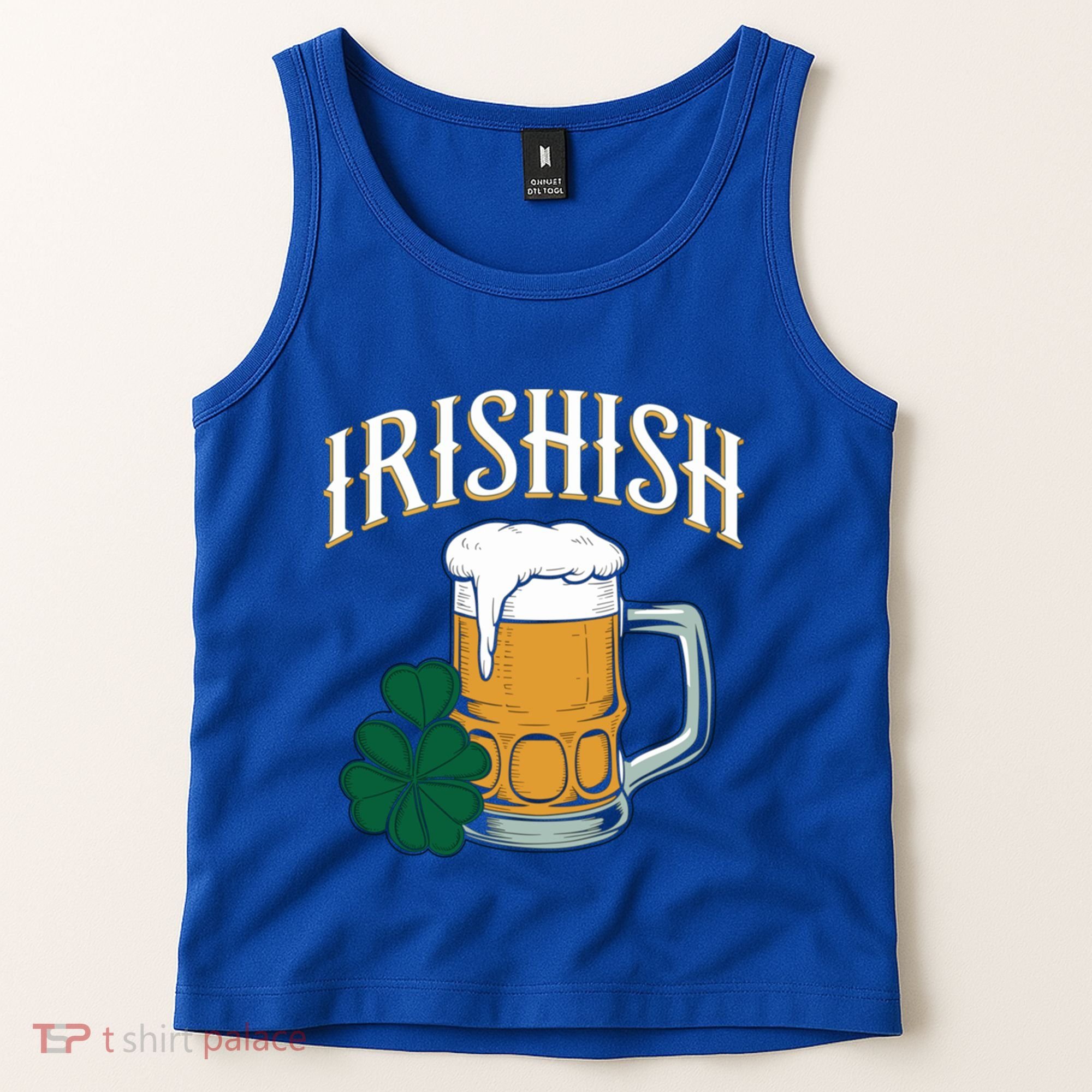 Kinda Irish Irishish Funny St Patrick’S Day Beer Ing Funny Gift Tank Top