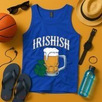 Kinda Irish Irishish Funny St Patrick’S Day Beer Ing Funny Gift Tank Top thumb 4