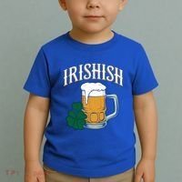 Kinda Irish Irishish Funny St Patrick’S Day Beer Ing Funny Gift Toddler T-Shirt thumb 2
