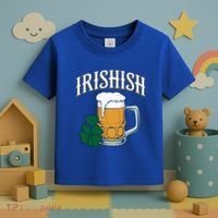Kinda Irish Irishish Funny St Patrick’S Day Beer Ing Funny Gift Toddler T-Shirt thumb 3