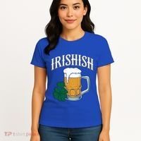 Kinda Irish Irishish Funny St Patrick’S Day Beer Ing Funny Gift Women's T-Shirt thumb 4