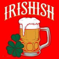 Kinda Irish Irishish Funny St Patrick’S Day Beer Ing Funny Gift Santa Hat thumb 1