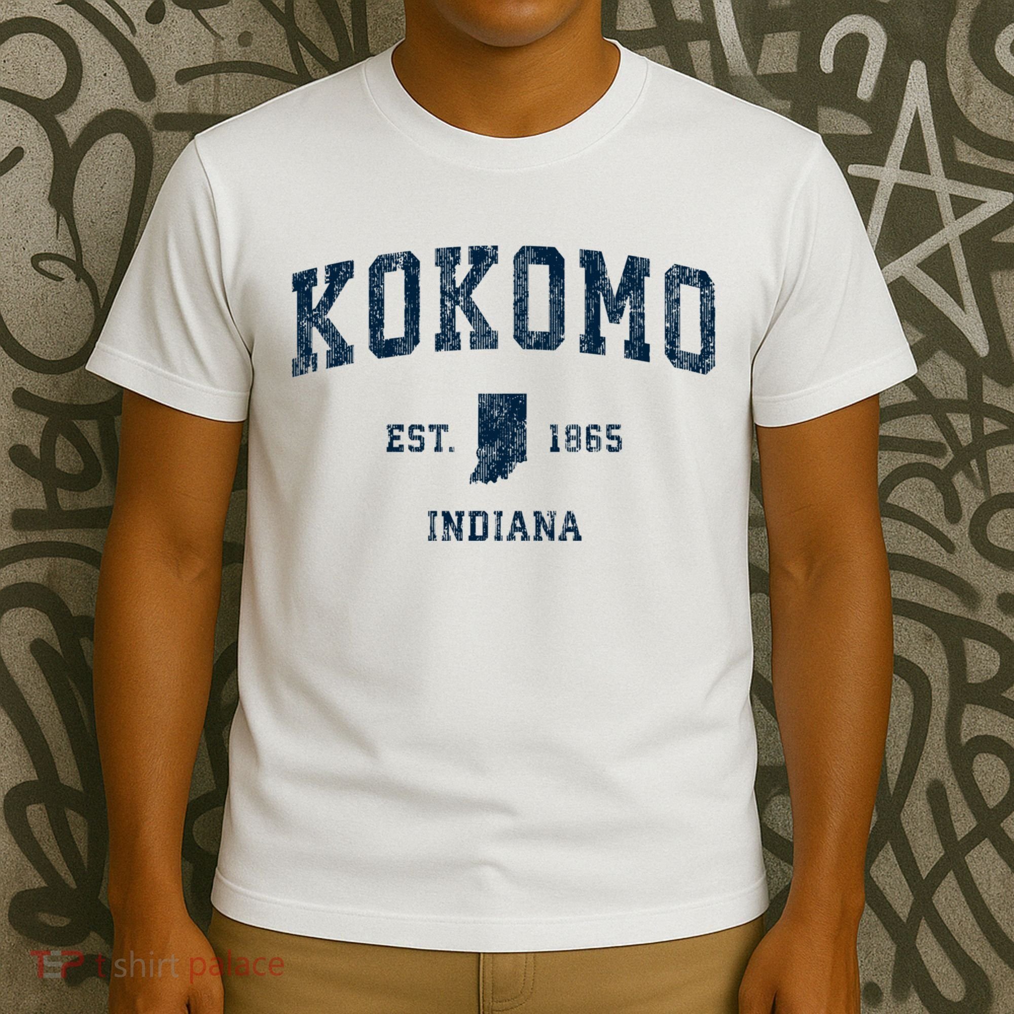 Kokomo Indiana In Vintage Sports T-Shirt
