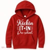 Kickin It In Pre School Kids Hoodie thumb 0