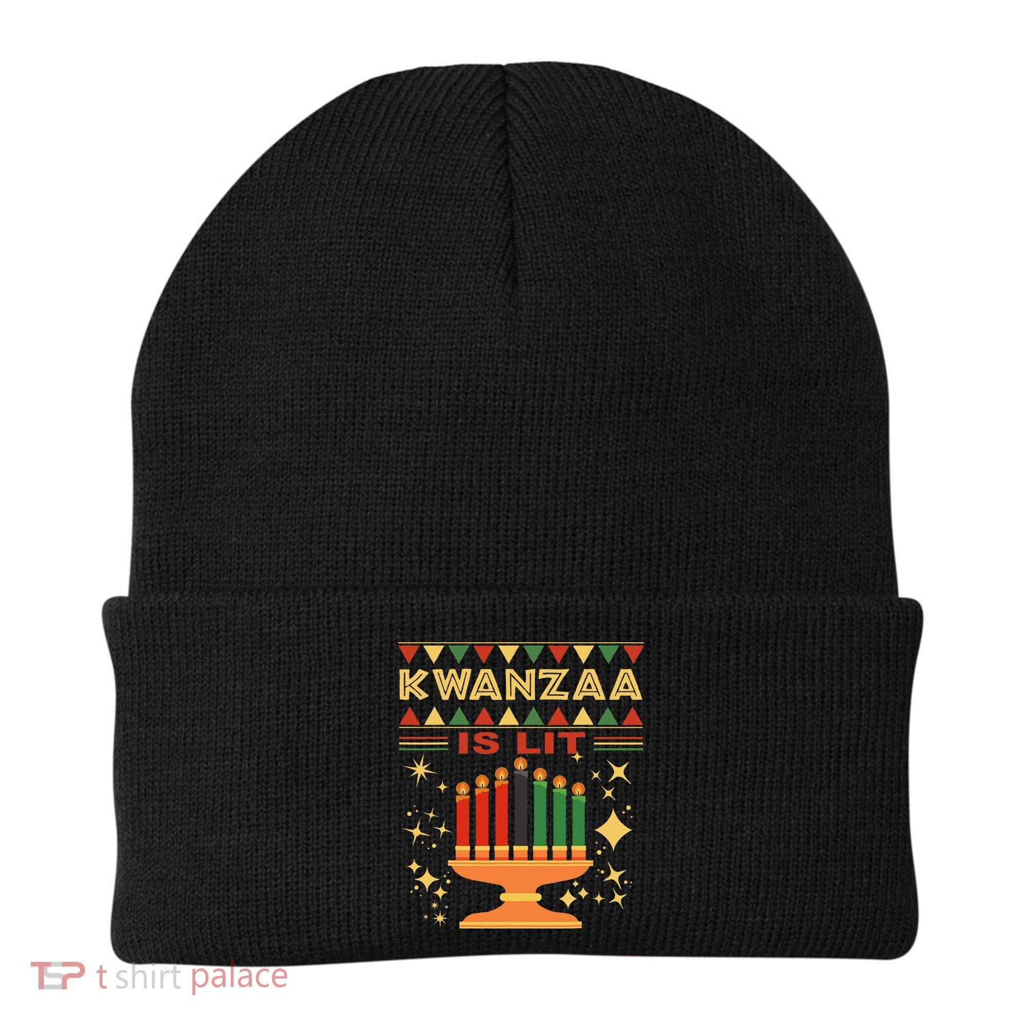 Kwanzaa Is Lit Beanie