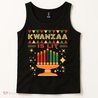 Kwanzaa Is Lit Tank Top thumb 2