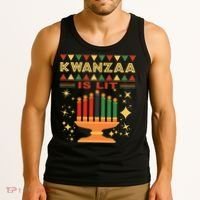 Kwanzaa Is Lit Tank Top thumb 3