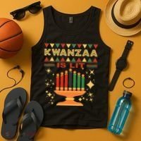 Kwanzaa Is Lit Tank Top thumb 4