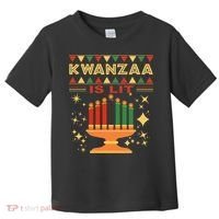 Kwanzaa Is Lit Toddler T-Shirt thumb 0