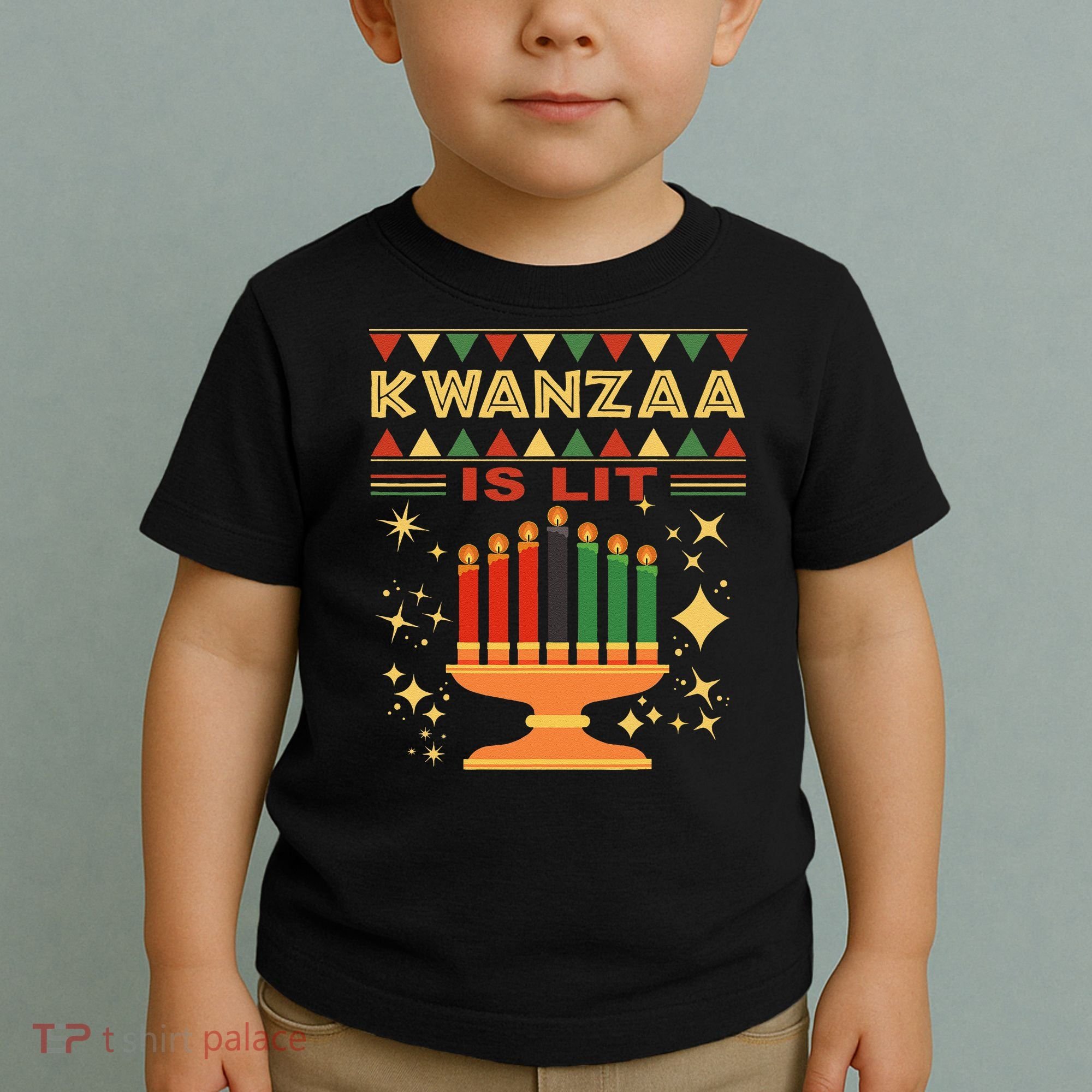 Kwanzaa Is Lit Toddler T-Shirt