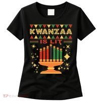 Kwanzaa Is Lit Women's T-Shirt thumb 0