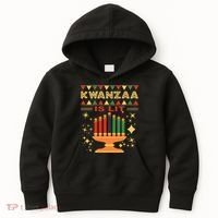 Kwanzaa Is Lit Kids Hoodie thumb 0