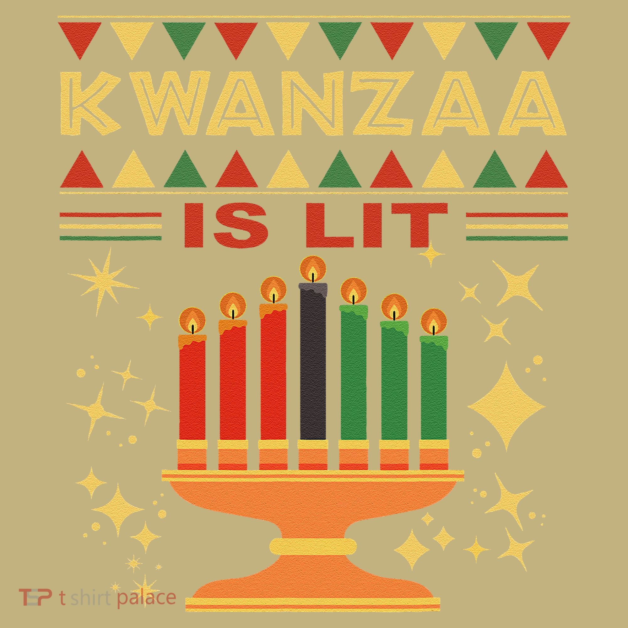 Kwanzaa Is Lit Long Sleeve Shirt
